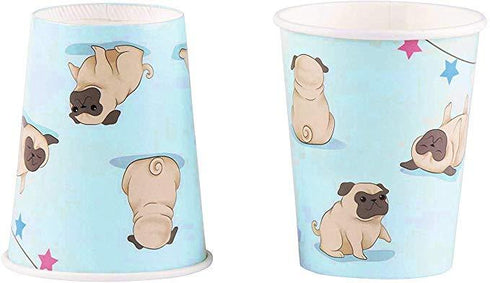 Pugs Theme Birthday Party Cutlery Package